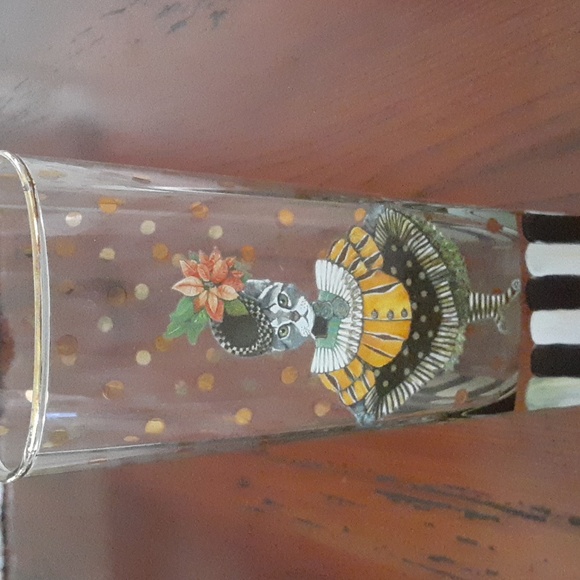 Euc! Mackenzie- Childs Glassware - Picture 2 of 6